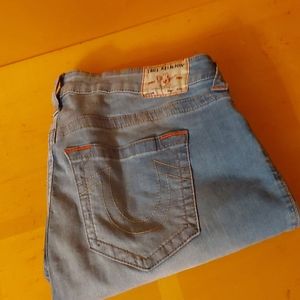 TRUE RELIGION SKINNY JENNIE CURVY JEANS SIZE 36